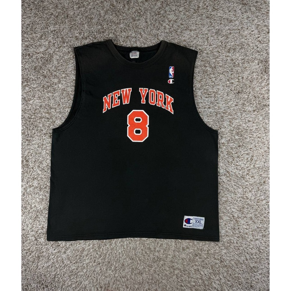 Vintage Champion Latrell Sprewell #8 New York Knicks Sleeveless Jersey XXL